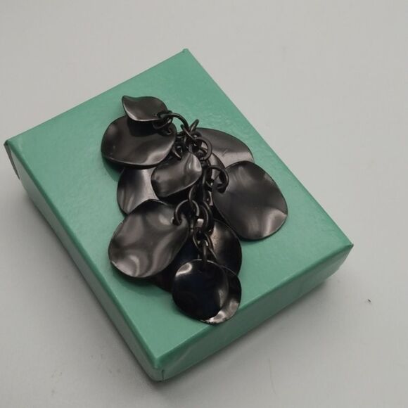 Black sequin Gothic charm